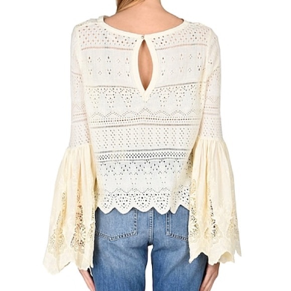 Free People Once Upon a Time Sweater in Ivory - Picture 4 of 13